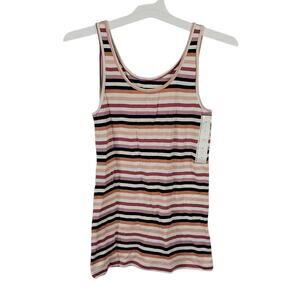 A New Day Multicolored Stripe Tank Top, Sz L, NWT #BundleAndSave